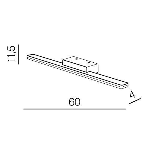 Kinkiet łazienkowy Azzardo Epsilon IP 44 AZ3348