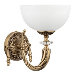 Klasyczna lampa ścienna Kutek BAC-K-1(P) Baccara