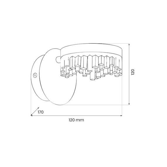 Oprawa Ścienna Milagro Preciosa ML2409