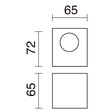 Brick Up Down 412B-L01E2B-01 Lampa ścienna Novolux 