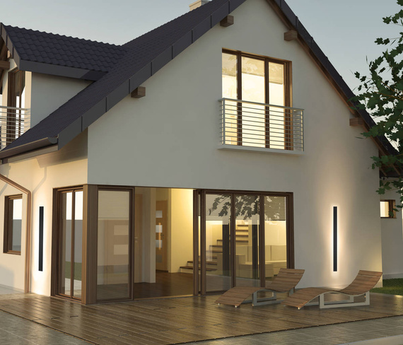 Italux OWL-2051-06-3K Mutti 3000K Kinkiet zewnętrzny