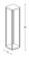 Lampa Stojąca Zewnętrzna Zambelis E204