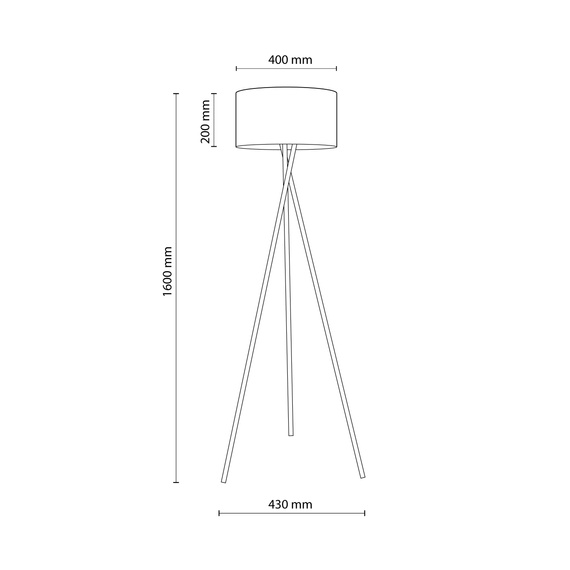 Lampa Podłogowa TK Lighting Pavao 6987