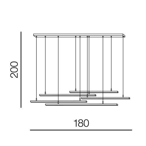 Lampa wisząca LED Azzardo Merlo AZ3185 biała