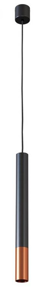 Lampa wisząca Cleoni Neron 1x G9 Miedź