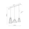 Żyrandol TK Lighting Modesto 10149