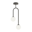 Lampa Sufitowa Emibig Atria 2 Bl Opal (1383/2)