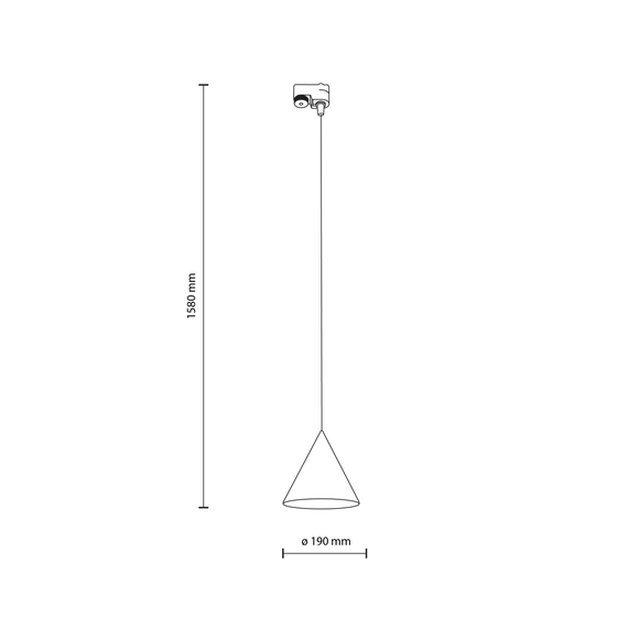 Lampa Do Szynoprzewodu TK Lighting Tracer 10654
