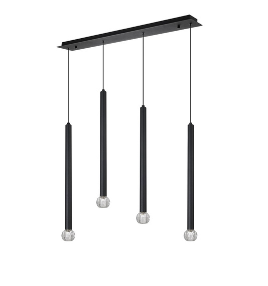 Lampa Wisząca Berella Light Aramo 4 BK BL5581