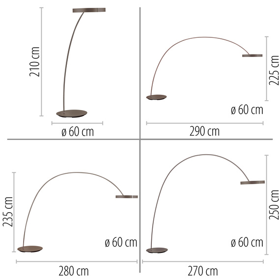 Lampa Stojąca Zuma Line Pure Clipse-bow 003902-035384