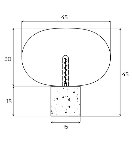 MaxLight Moonstone Lampa stołowa T0058
