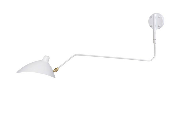 Kinkiet biały regulowany duży Berella Light Estra 1 WH BL5425