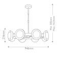 Lampa Wisząca Alora Mood Qn-Alonso8-Vbs-Ar