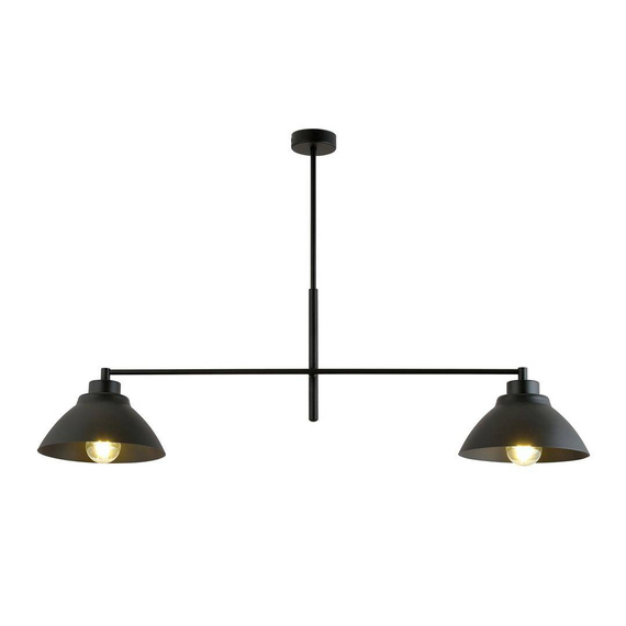Wisząca lampa MAVERICK 2 BLACK czarny (1211/2) - Emibig