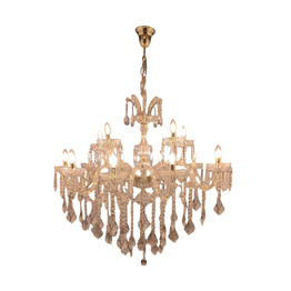 Zuma Line 17801/10+5-GLD CHATEAU Lampa Kryształowa