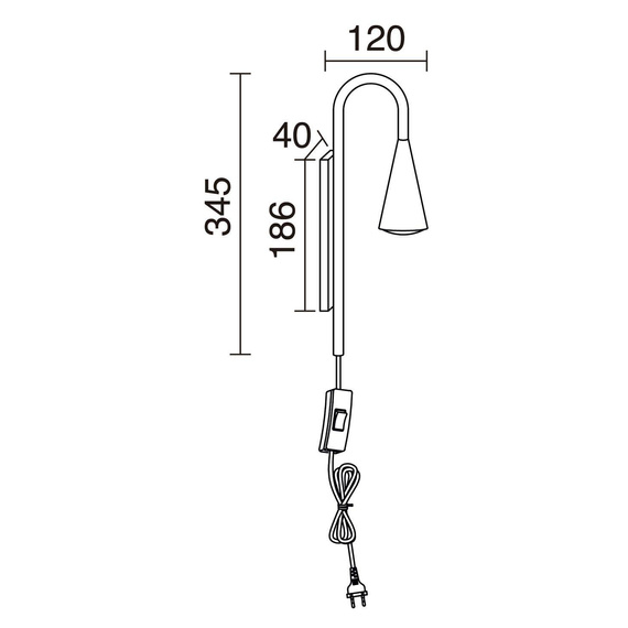 Kinkiet 991A-G21X1A-02 Novolux Tear