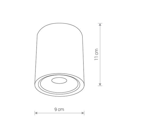 Lampa sufitowa czarna zewnętrzna Nowodvorski Edesa Led M 9107