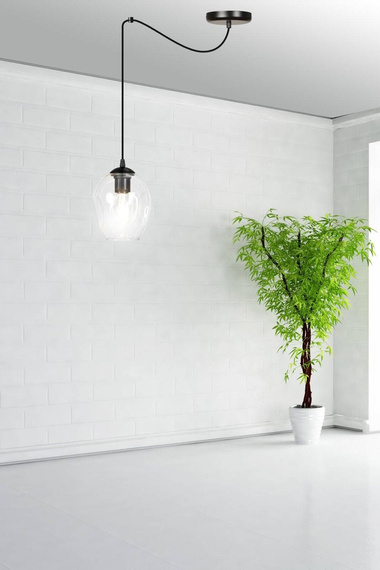 Zwis LEVEL 1 BL TRANSPARENT czarny (756/1) - Emibig