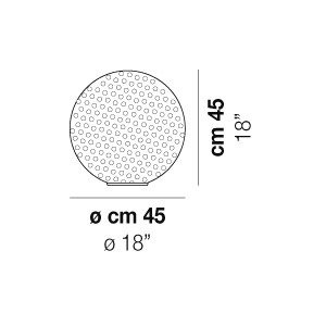 Lampka Stołowa 45 cm VISTOSI RINA LT 45