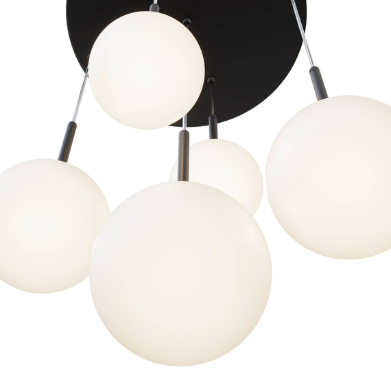 Wisząca lampa Basic form czarny matowy (MOD321PL-05B) - Maytoni