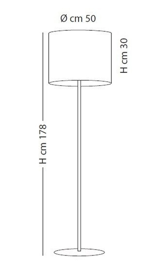 Saint Louis Lampa Podłogowa PI 3/503 Sillux biała