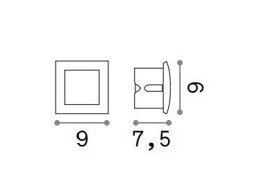 Ideal Lux Wire 255521 Kinkiet Mały