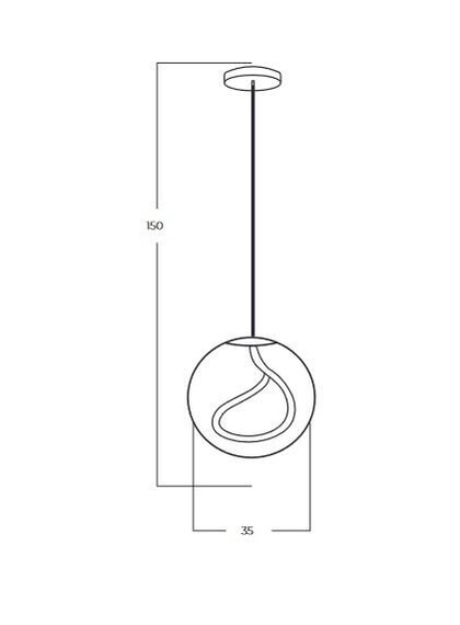 Lampa Wisząca Azzardo Edith Pendant Clear AZ6208
