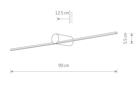 Lampa ścienna Nowodvorski Spin M 11586