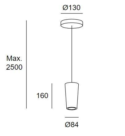 Lampa wisząca LEDS Catenaria Grok 00-7614-21-55