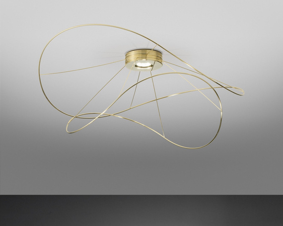 Hoops PL 2 Lampa Sufitowa AXO Light złota LED