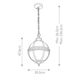 Lampa Wisząca KL-HALLERON-8M-BU Elstead Halleron
