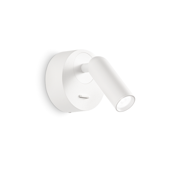 Kinkiet Ideal Lux Bean Ap Round Bianco 260600