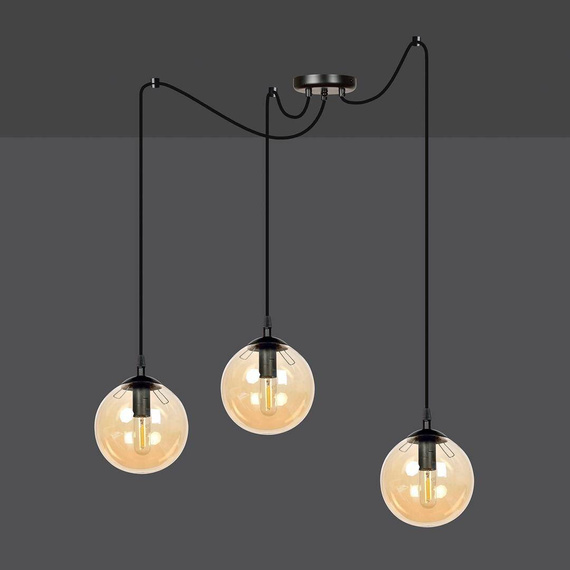 Zwis GIGI 3 BL MIODOWY czarny (938/3) - Emibig