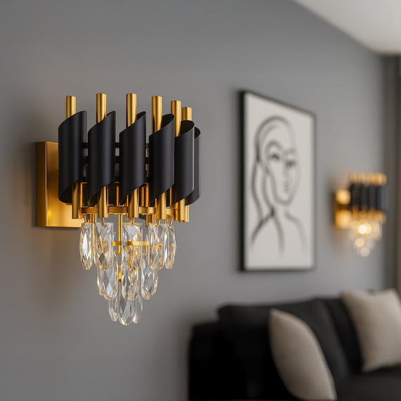 Oprawa Ścienna Milagro Cristal ML2412