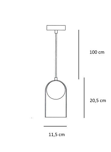 Lampa wisząca nad wyspę Berella Light Tiga 1 BL0501