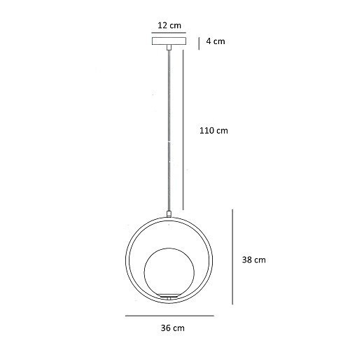 Lampa wisząca Berella Light Amirs BL0049