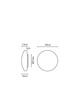 Kinkiet Fabbian LUMI White F07 G57 01 LED
