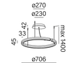 Ribby 59963-L930-D9-00-82 Oprawa wisząca Form