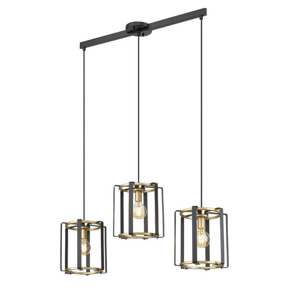 Italux Lampa wisząca Primero PND-44003-3-BK-GD