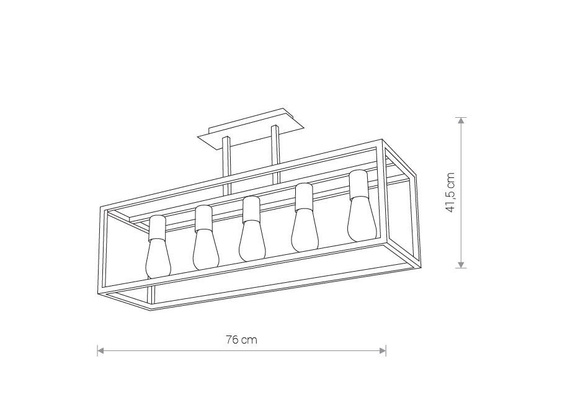 Lampa wisząca 9047 Nowodvorski Crate 