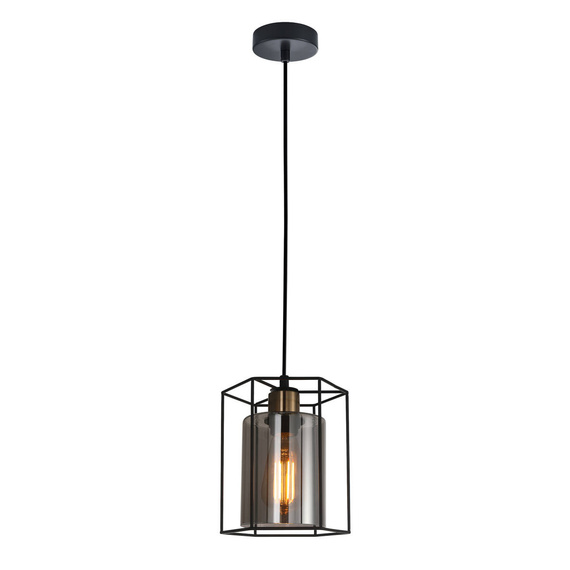 Lampa wisząca Italux Kalula PND-78901-1-BK+SG