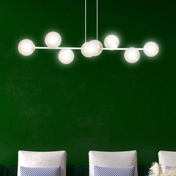 Wisząca lampa ROSSI 8 WH MIODOWY biały (879/8) - Emibig