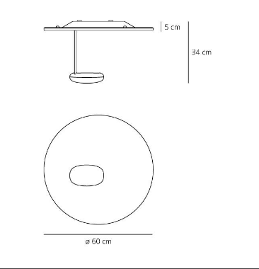 Lampa ścienna Artemide Droplet 1471110A