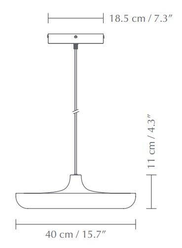 Lampa wisząca VITA Copenhagen Cassini 2360