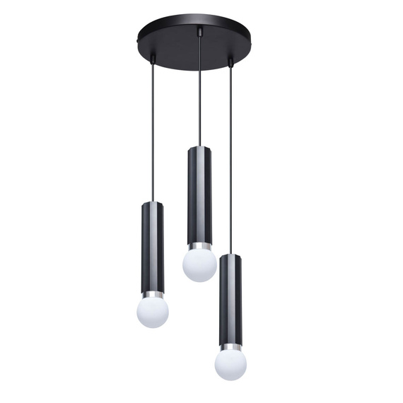 Lampa Wisząca Italux Macera Pnd-33849-3R-Bk