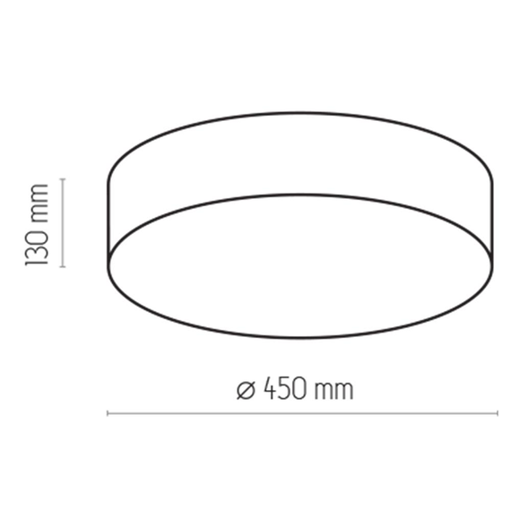 TK Lighting 1086 Plafoniera Rondo