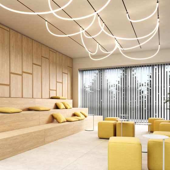 Aqform Lampa do szynoprzewodu Tube 3000K 16507-M930-D9-00-12