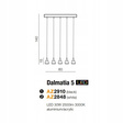 Lampa wisząca Azzardo Dalmatia 5 AZ2910