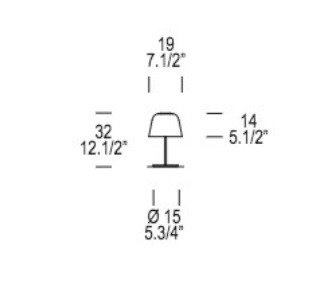 Lampka Nocna Leucos AYERS T19 biała