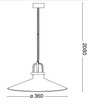 Eris Lampa Wisząca Ideal Lux 249087